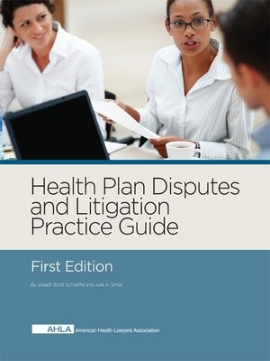 cover image of AHLA Health Plan Disputes and Litigation Practice Guide (Non-Members)